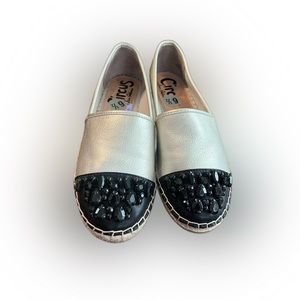 Circus by Sam Edelman Gemstone Embellished Espadrilles Slip On Shoes